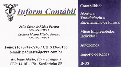 Inform Contábil Sertãozinho SP