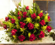 arranjo de rosas